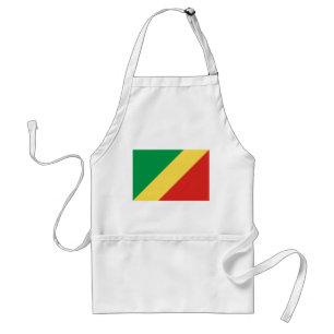 Republiken Kongos flagga Förkläde
