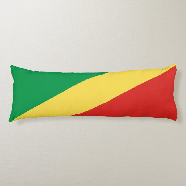 Republiken Kongos flagga Kroppskudde (Framsidan)