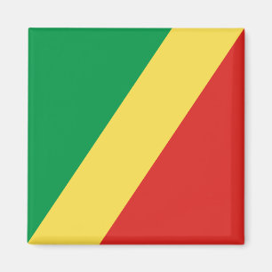 Republiken Kongos flagga Magnet