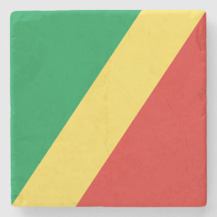 Republiken Kongos flagga Stenunderlägg