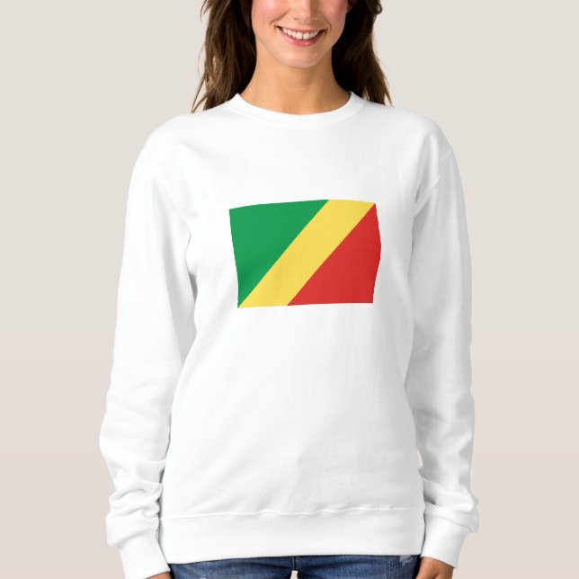 Republiken Kongos flagga T Shirt (Framsida)