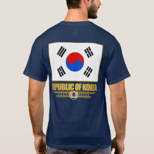 Republiken Korea Flagga T Shirt
