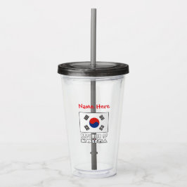 Republiken Koreas flag Personlig Take Away Mugg