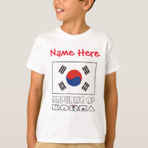 Republiken Koreas Flagga Personlig