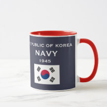 Republiken Koreas flotta Mugg 한 국 해 군 머 그 컵