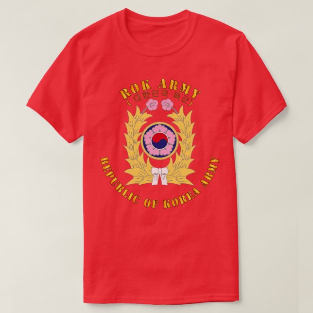 Republiken Koreas ROK-armé T Shirt (Design framsida)