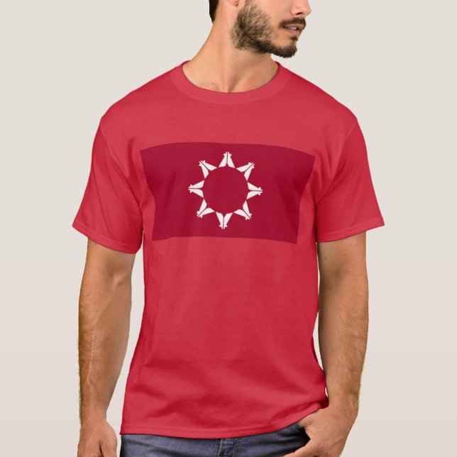 Republiken Lakotah flagga T Shirt (Framsida)