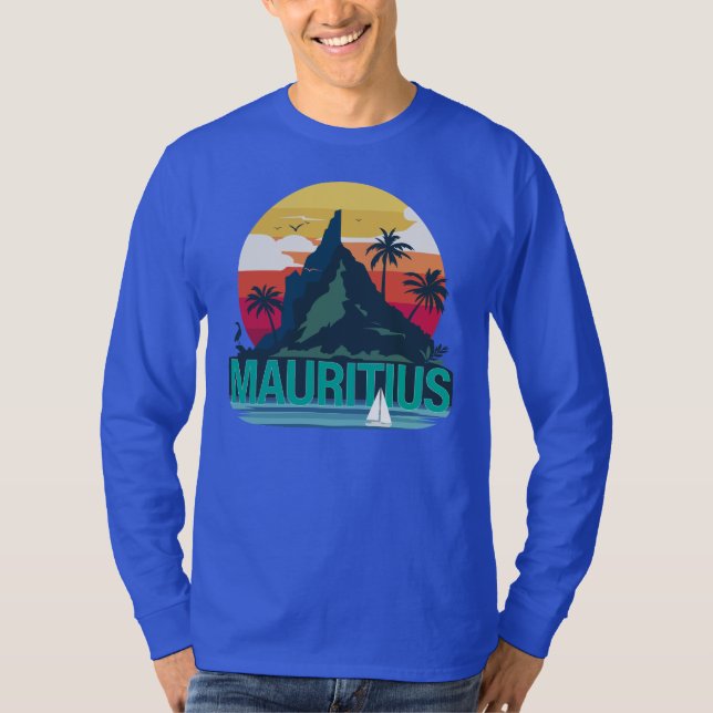 Republiken Mauritius T Shirt (Framsida)