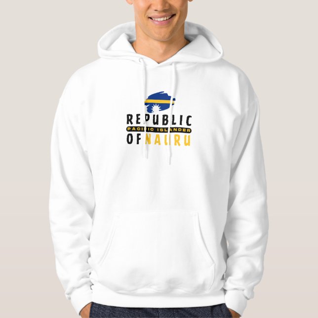 Republiken Nauru T-Shirt Hoodie (Framsida)