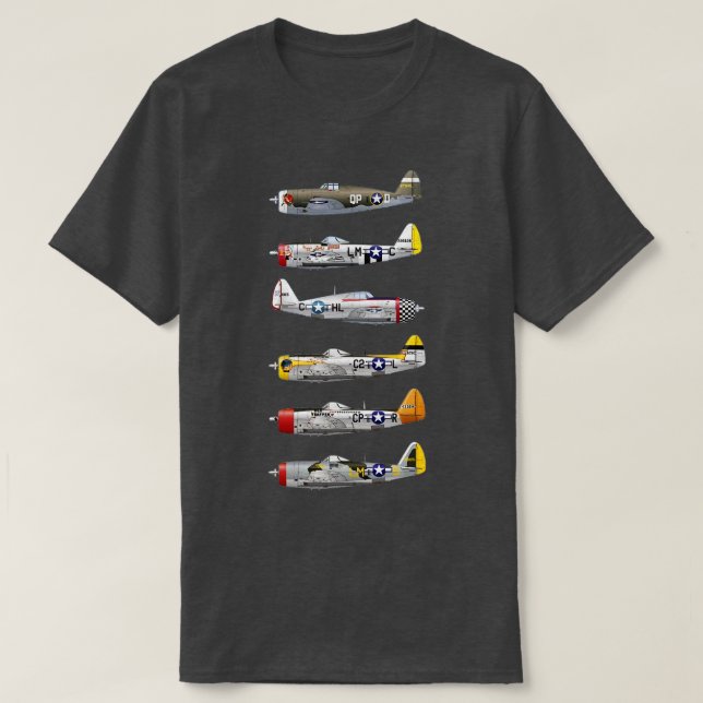 Republiken P47 Thunderbolt Jug P47 T Shirt (Design framsida)