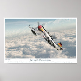 Republiken P-47 Thunderbolt Poster
