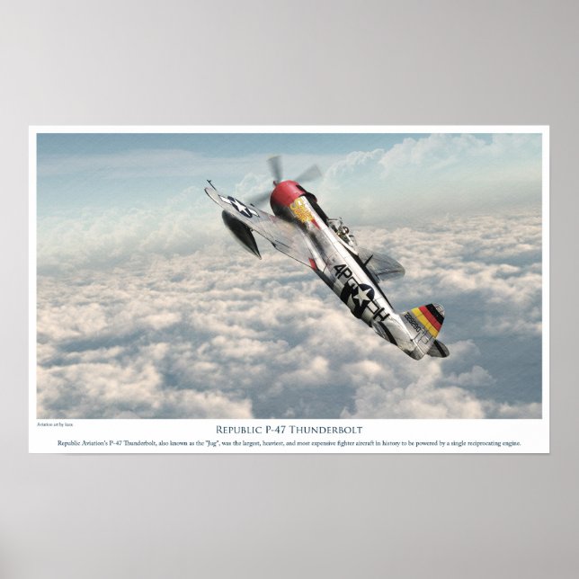 Republiken P-47 Thunderbolt Poster (Framsidan)