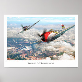 Republiken P-47 Thunderbolt Poster