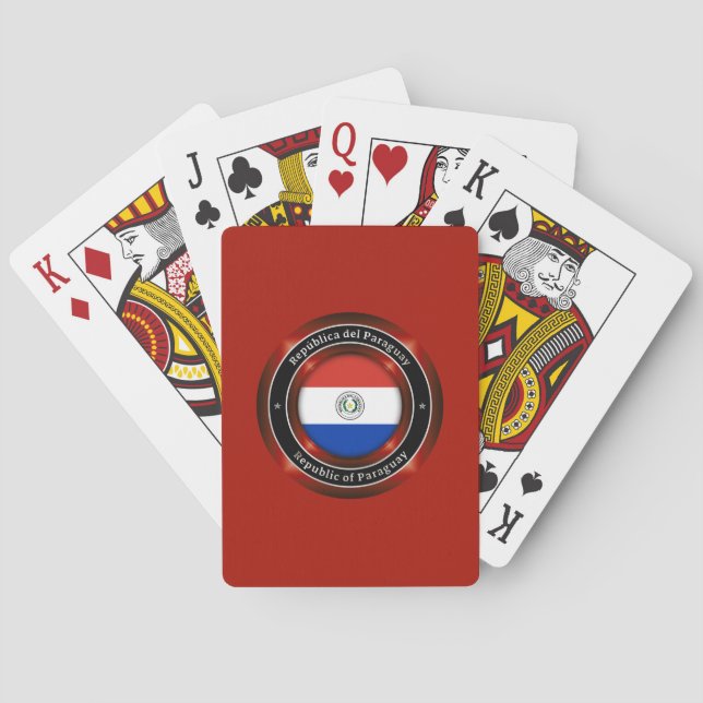 Republiken Paraguay Casinokort (Baksidan)