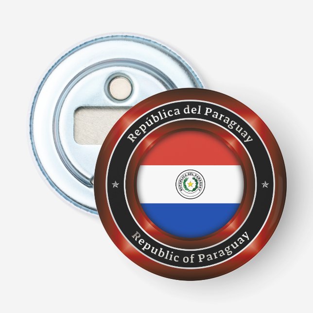 Republiken Paraguay Flasköppnare (Framsidan)