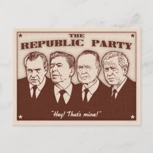 Republiken Party Vykort