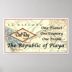 Republiken Playa - La Ballona Poster