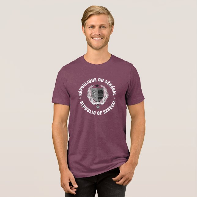 Republiken Senegal T Shirt (Framsida Full)