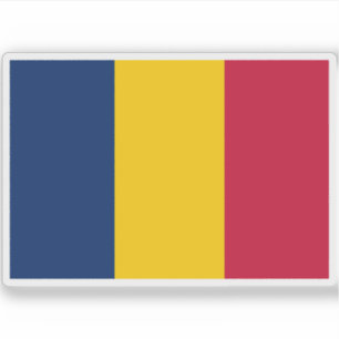 Republiken Tchads flagga Klistermärken