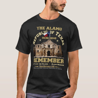 Republiken Texas Alamo Uppdrag T Shirt