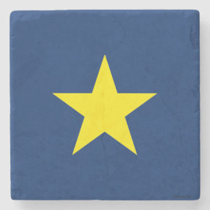 Republiken Texas Flagga Underlägg Sten