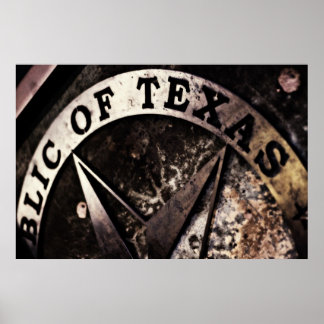 Republiken Texas *poster* Poster
