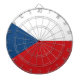 Republiken Tjeckien Flagga Darttavla (Framsidan)