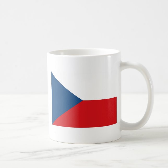 Republiken Tjeckien Flagga Kaffemugg (Höger)