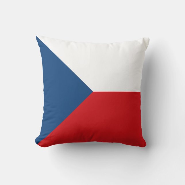 Republiken Tjeckien Flagga Kudde (Framsida)