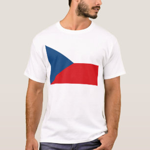Republiken Tjeckien Flagga T Shirt