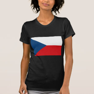 Republiken Tjeckien Flagga T Shirt
