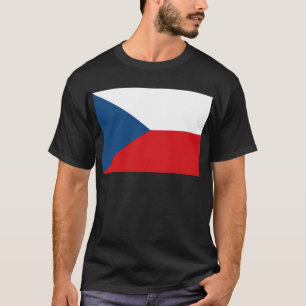 Republiken Tjeckien Flagga T Shirt
