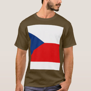 Republiken Tjeckien Flagga T Shirt
