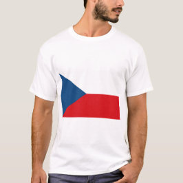 Republiken Tjeckien Flagga T Shirt