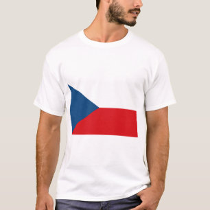 Republiken Tjeckien Flagga T Shirt