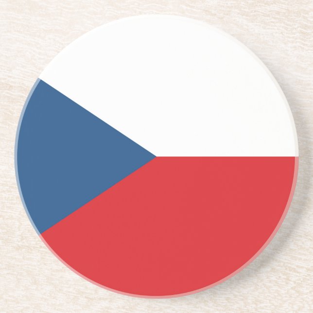 Republiken Tjeckien Flagga Underlägg (Framsidan)