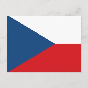Republiken Tjeckien Flagga Vykort
