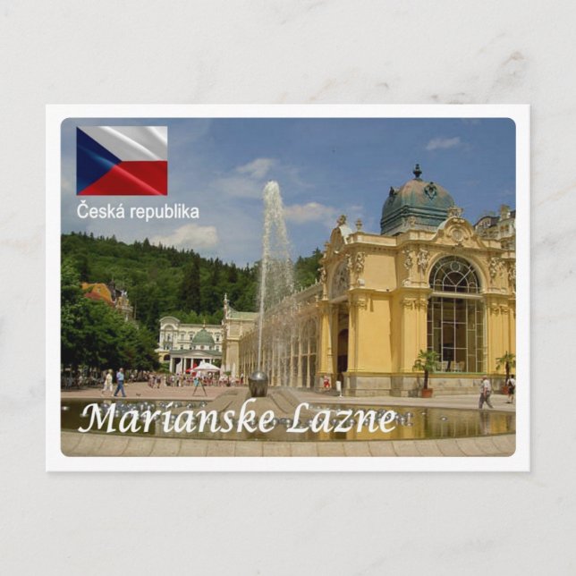 Republiken Tjeckien - Marianske Lazne - Vykort (Framsida)