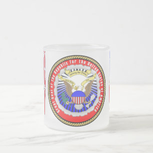 Republiken USA: Förseglingen Frosted Mugg