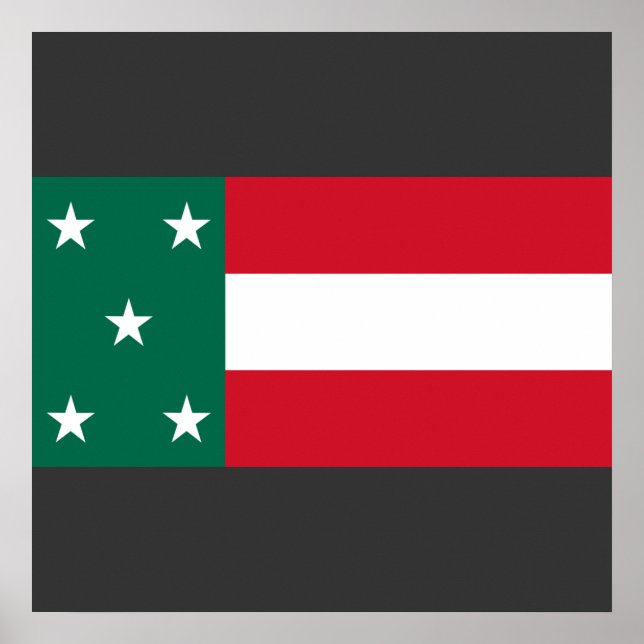 Republiken Yucatan, Mexiko Poster (Framsidan)