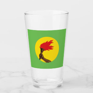 Republiken Zaire Flagga - Demokratiska republiken  Glaskopp