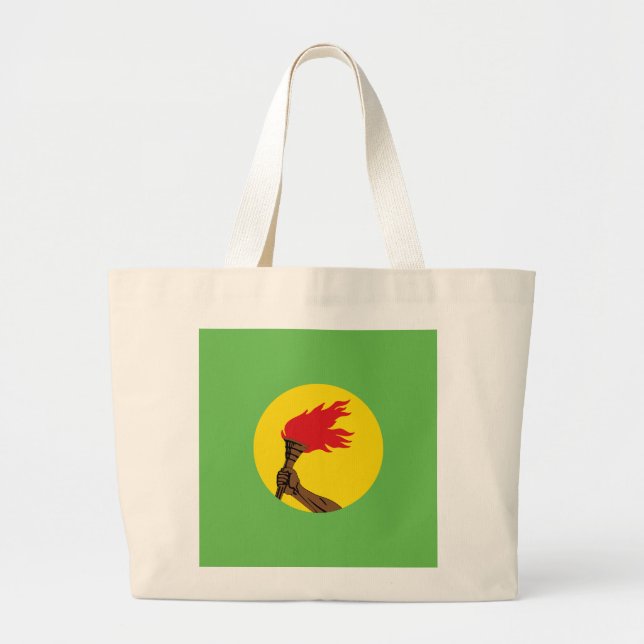 Republiken Zaire Flagga - Demokratiska republiken  Jumbo Tygkasse (Framsidan)