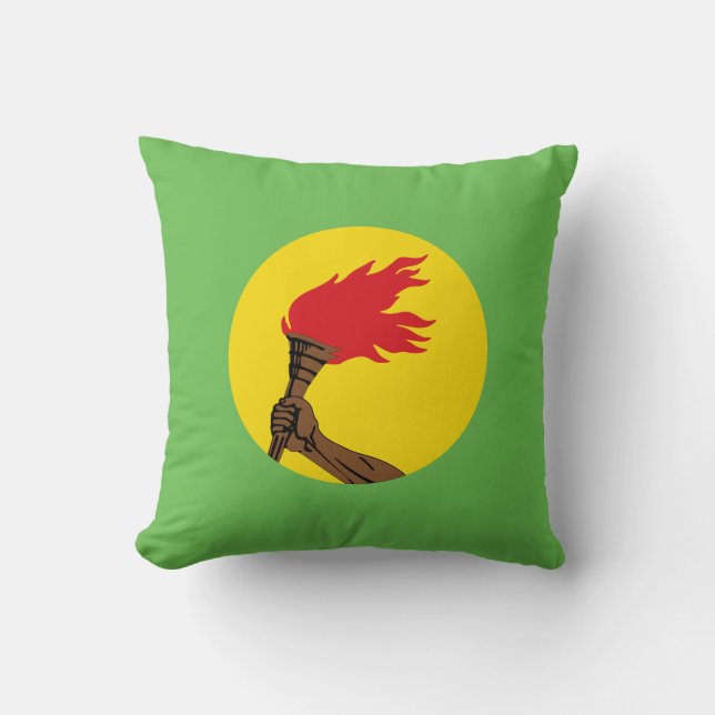 Republiken Zaire Flagga - Demokratiska republiken  Kudde (Framsida)