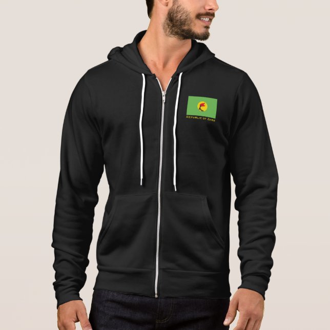 Republiken Zaires flagga  T Shirt (Framsida)