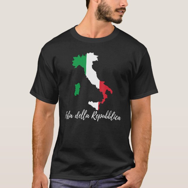 Republikens Italien T Shirt (Framsida)