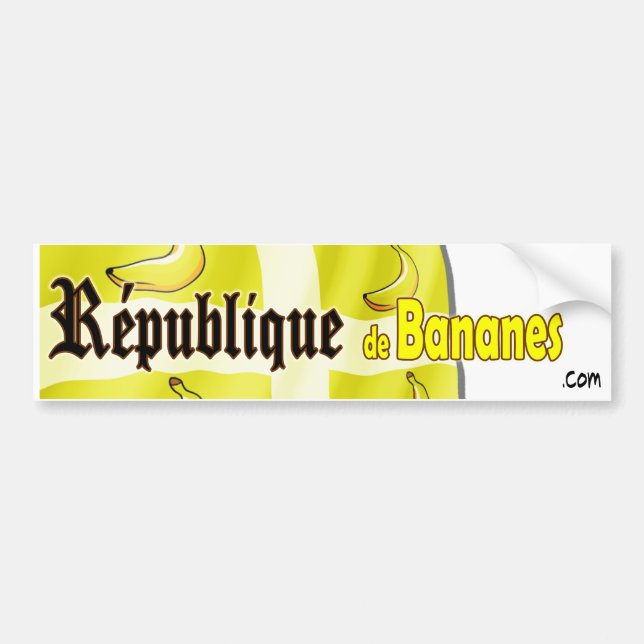 République de Bananes Bildekal (Framsidan)