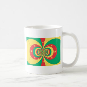 République du Cameroun, femuddig stjärna Kaffemugg