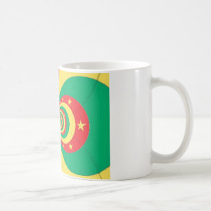 République du Cameroun, femuddig stjärna Kaffemugg