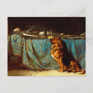 Requiescat of Briton Rivière (1888) Vykort