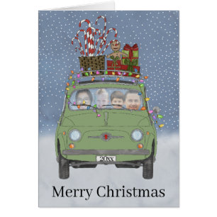 Rero Fiat 500-anpassadets fotokort Hälsningskort